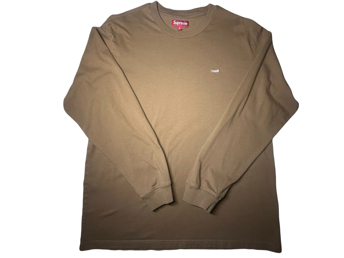 Preços baixos em Manga Longa de Algodão Supreme Camisetas Sólido