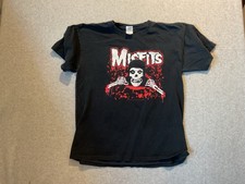 Vintage 2007 Misfits Crimson Ghost Unisex Tee Gildan T Black L Front Back
