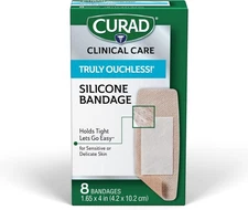 Curad - CUR5003V1 Truly Ouchless Silicone Bandage CUR5003 
