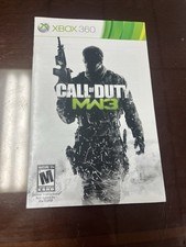 PlayStation 3 PS3 Manual Only Call Of Duty MW3