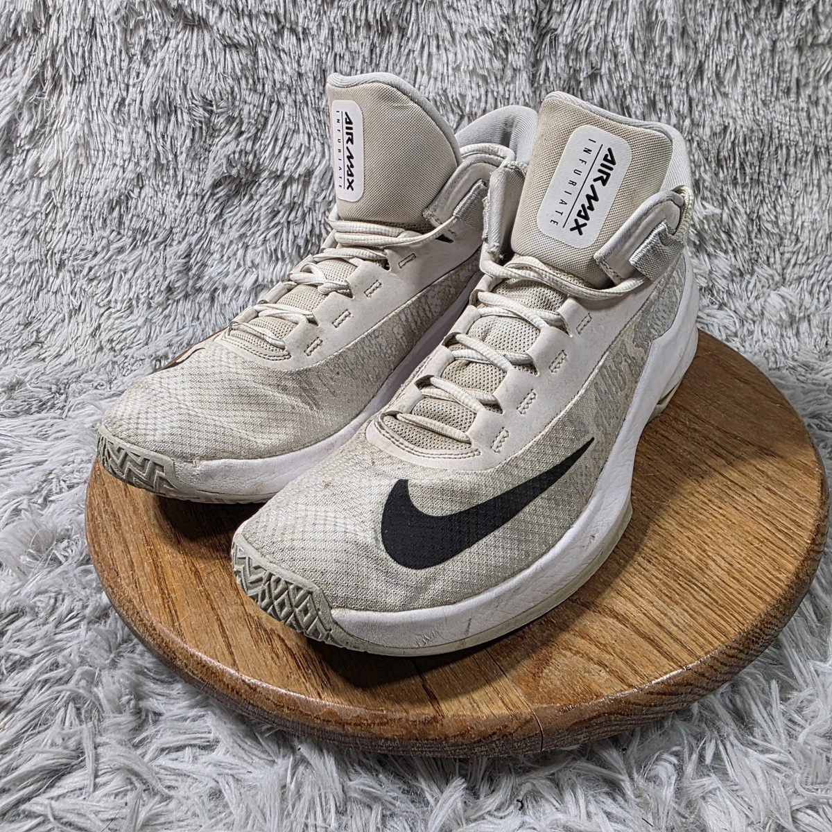 Nike Air Max Infuriate 2 Mid White Platinum for Sale 