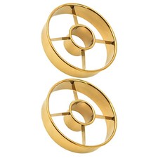  2 Pcs Moule Cake À Gâteau En Acier Inoxydable Moules Mini Tartes