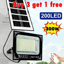 1200000lm LED Solar Street Light Security Flood Lamp Motion Sensor Outdoor Lamp