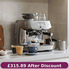 Sage The Barista Pro SES878BSS Coffee Espresso Machine Brushed Stainless Steel#