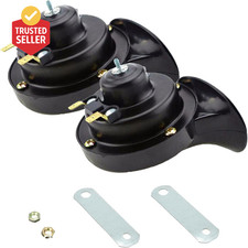 300DB Loud Car Horn, Waterproof Air Horns for Safety, 12V Air Electric Snail Dou