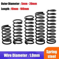 1.0mm Wire Dia Spring steel Compression Spring Pressure Small Spring 10 - 100mm