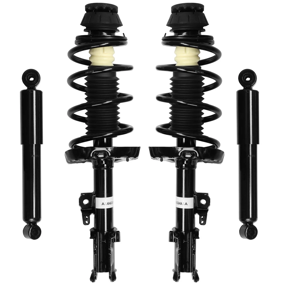 Front Complete Strut Assemblies & Rear Shock Absorbers for 2010-2013 Kia Soul