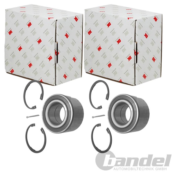 2X NK RADLAGER-SATZ Vorne Passend FÜR Opel Combo Corsa Tigra Links+Rechts-image