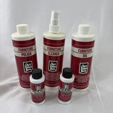 Art Van Wood Furniture Cleaner Polish Oil Wax & Wood Touch Up Set Used