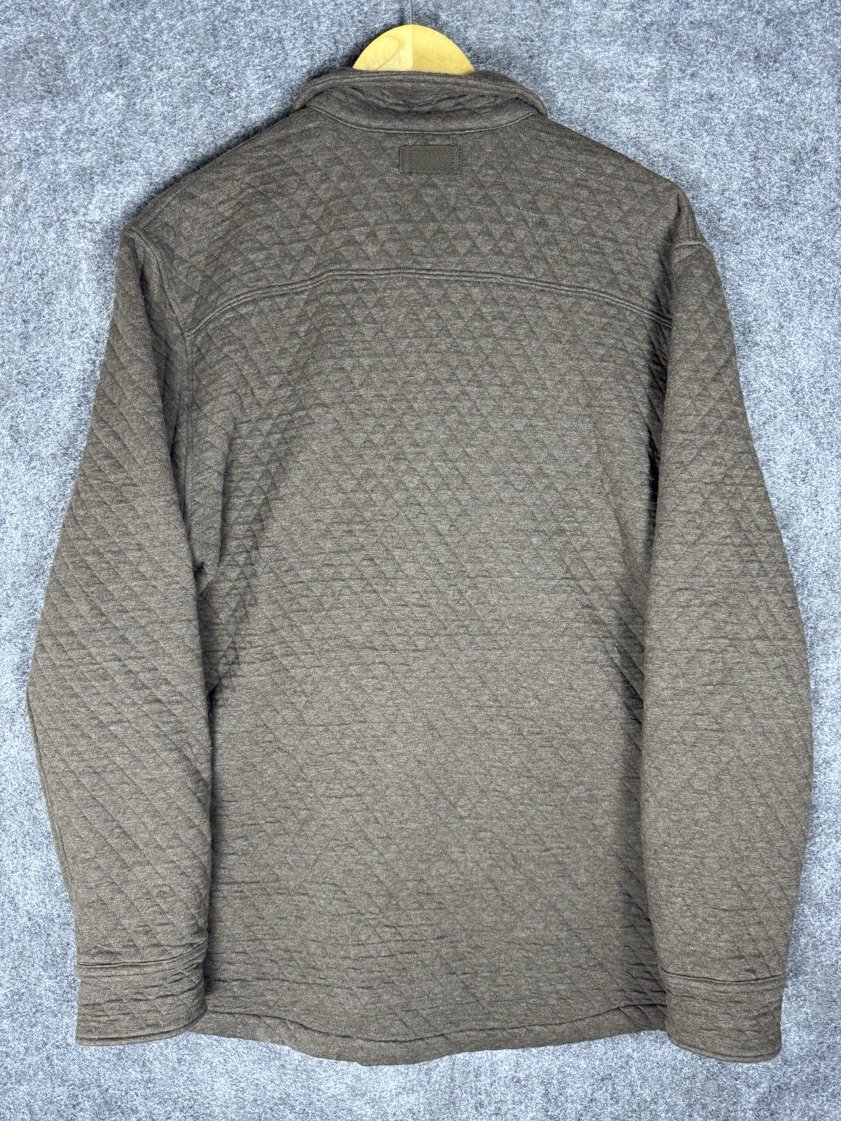 Pendleton Mens Brown Quilted Snap Button Long Sle… - image 10