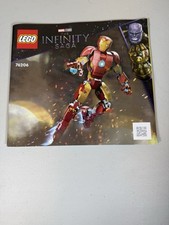 Lego 76206 Marvel Studios The Infinity Saga Iron Man Building INSTRUCTIONS ONLY