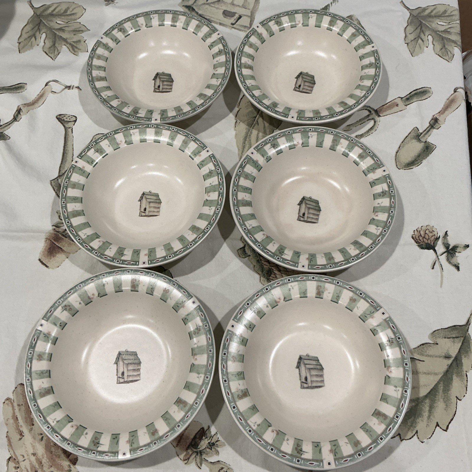 Set Of 6 Pfaltzgraff Naturewood 7¼