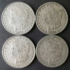 1878, 1879, 1880, and 1881 S $1 Morgan Silver Dollars