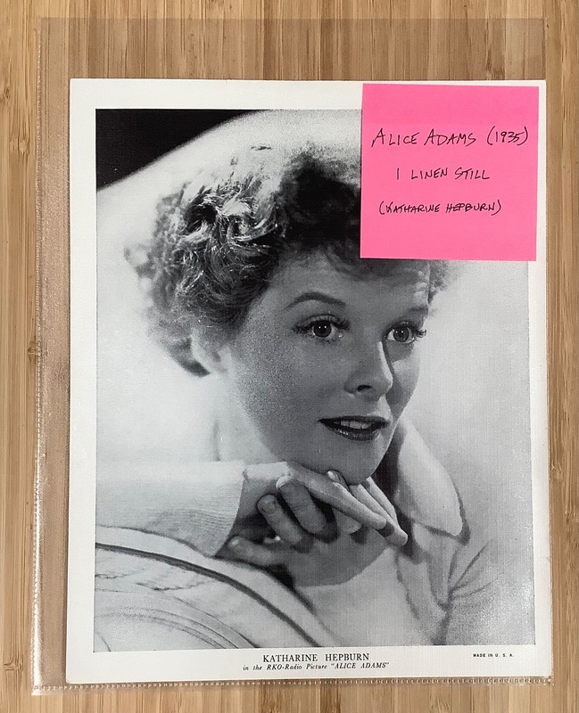 1 Alice Adams (1935) original linen paper publicity still Katharine Hepburn
