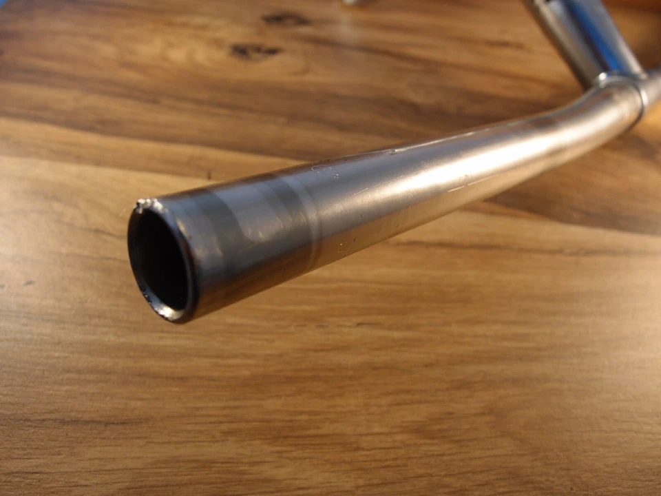 1993 alloy MTB flat aluminium handlebar nL + steel quill stem ZOOM Original - Image 3 of 4