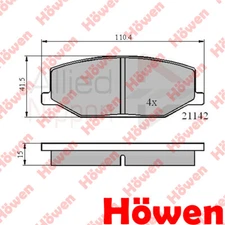 Fits Suzuki Jimny 1998- Samurai 1988-2004 Brake Pads Set Front Howen