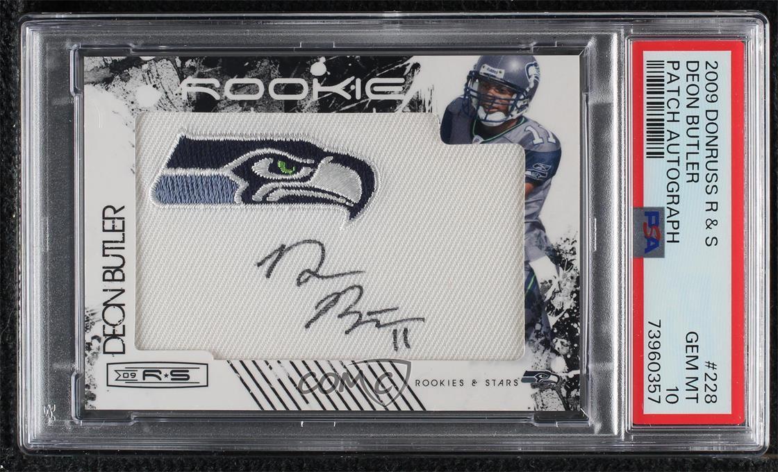 Deon Butler Donruss Rookies & Stars #228 Patch-Autograph