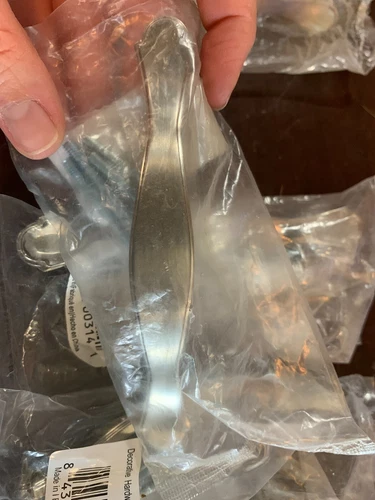 CABINET PULL 3"cc Satin Nickel Gatsby Hardware Resources 3108SN New Lot x4pks - Picture 4 of 7