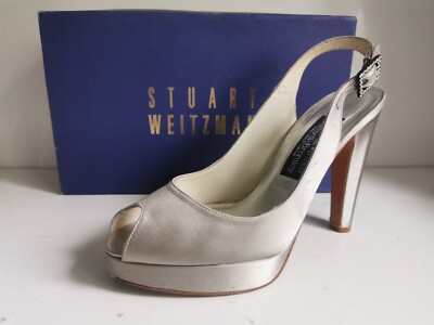 Russell & Bromley Stuart Weitzman UK 5,5 EU 38,5 DAMEN SLINGBACK ABSATZ SANDALEN