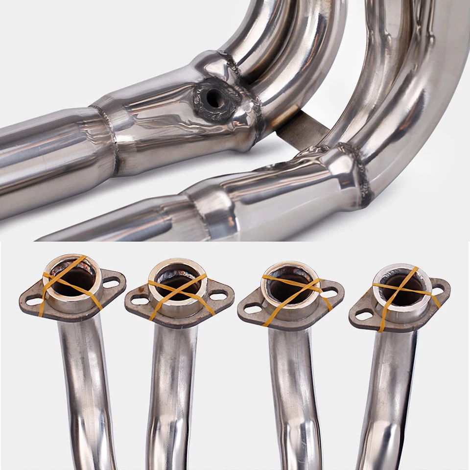 Sistema completo puntas de escape tubo enlace delantero moto para BMW S1000R 2010-2016 Foto 2 de 4