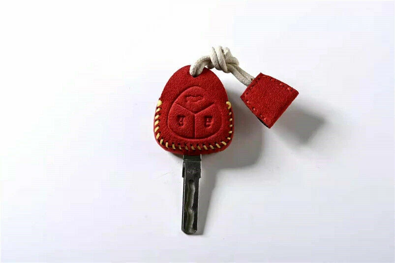 Funda con llavero inteligente de cuero gamuza para coche para Ferrari 458 612 599 GTB FF Foto 3 de 4