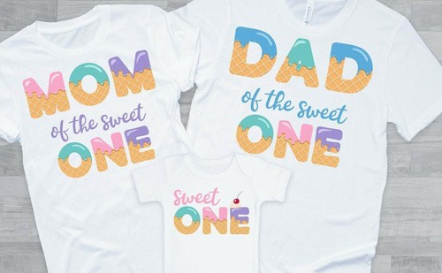 Birthday Shirt, Sweet One Family Shirts 