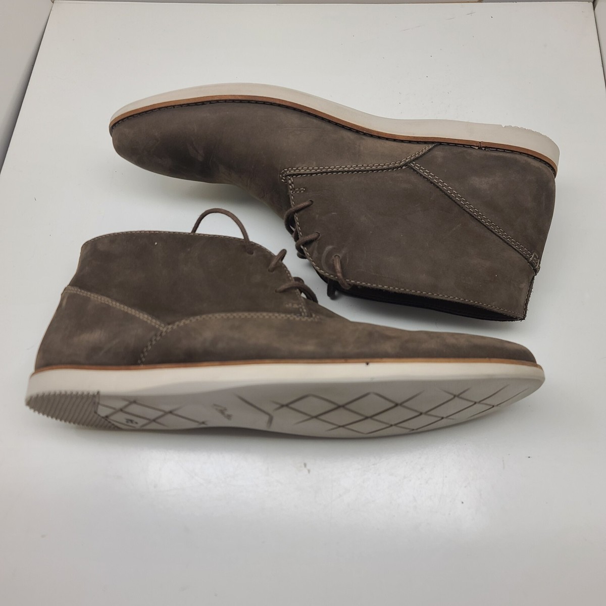 Clarks 1825 Chukka Boots Mens Brown Leather Size 12 M 