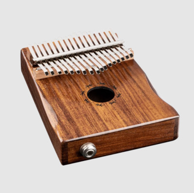 Ortega Lizard Series OKB1E Electric Kalimba, Solid Acacia