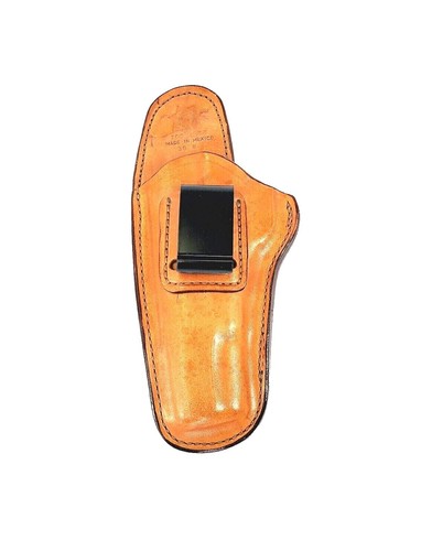 Bianchi 58 P.I. Open Top Belt Slide Holster - Right Hand Tan Leather Holster