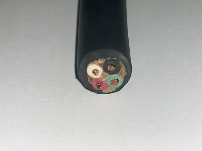 30 FT 14/4 SOOW SO SOO SOW BLACK RUBBER CORD EXTENSION WIRE/CABLE