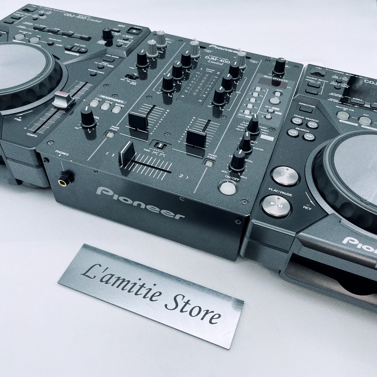 Pair 2x Pioneer CDJ-400-K Limited DJM-400 Limited DJ CD Pair 2x Pioneer CDJ-400-K Limited DJM-400 Limited DJ CD
