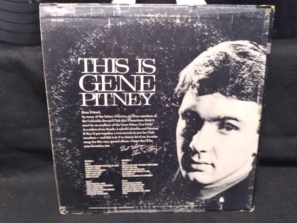 Gene Pitney This Is Gene Pitney 2 x vinyl LP Musicor Records P2M 5025 1966 Foto 3 de 4