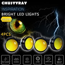 4pc Eagle Eye Lamps Led Drl Fog Daytime Running Car Light Tail Backup 12v Amber