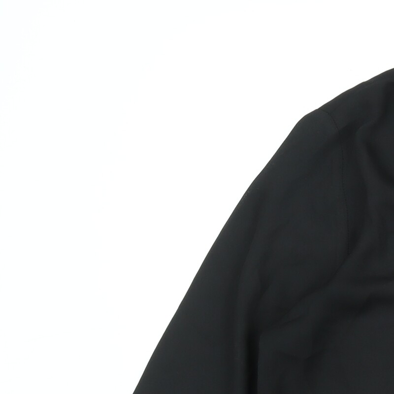 ASOS Womens Black Polyester Basic Button-Up Size … - image 6