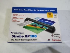VISIONEER STROBE XP 100 BLACK PORTABLE SHEETFEED DOCUMENT SCANNER