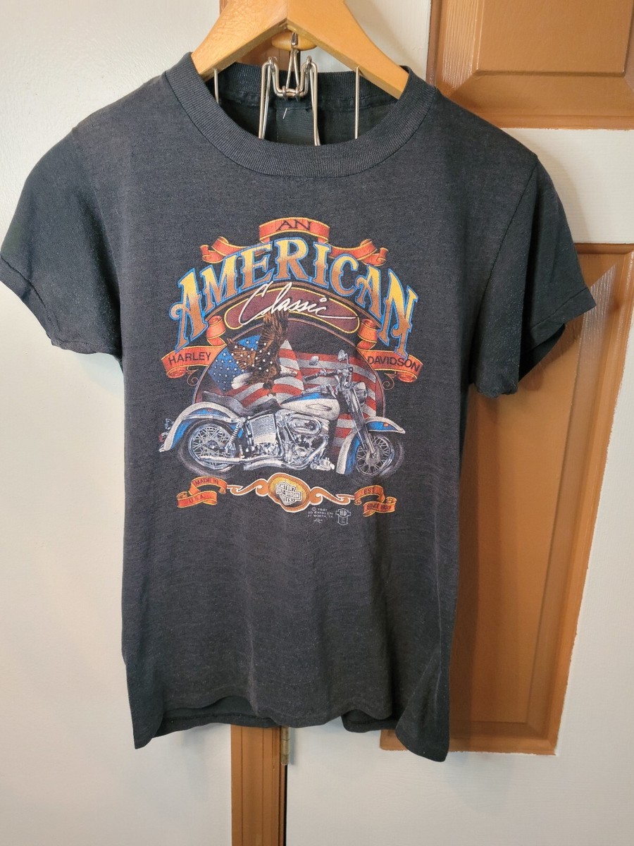 3d emblemHarley-Davidsonイーグル Tシャツ 1987年製 3d emblemHarley-Davidsonイーグル Tシャツ 1987年製 3d