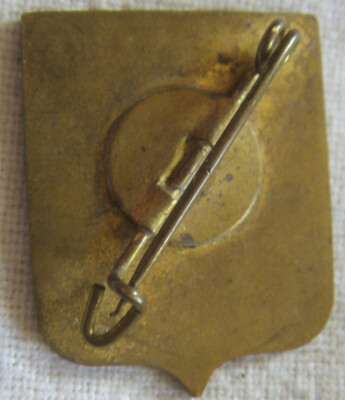 ANCIENNE MÉDAILLE BROCHE émaillée Blason de Chamonix Ste Odile EUR 7,00 - FR