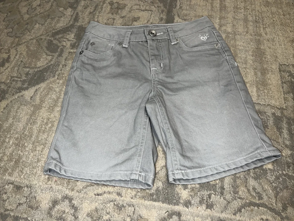 Short De Compression Justice Fille T6/7 - Gris à Brides, Neuf Avec étiquettes