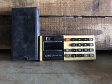 Vintage CASIO Personal Mini Calculator Case Included - Working Condition