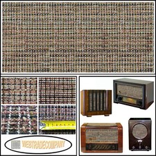 Röhrenradio Ersatzstoff "Struktur LUFTIG"  Telefunken Tonfunk Grawor VE301 u.a.