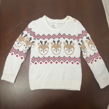 Reindeer holiday sweater size 4T
