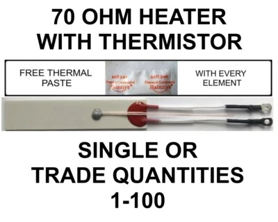 Neue Ghd kompatible 70 Ohm Heizung mit Thermistor für MK4 MK5 Modelle - Bild 1 von 2