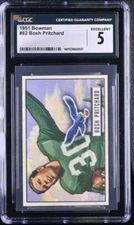 1951 BOWMAN #82 BOSH PRITCHARD 5 EXCELLENT EAGLES 845