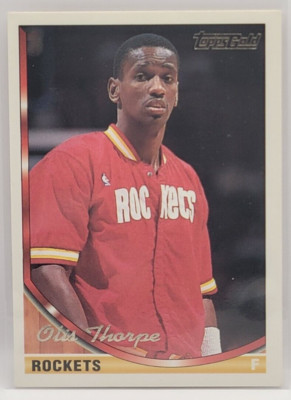 93-94 Topps Otis Thorpe Gold Parallel Card (Houston Rockets)