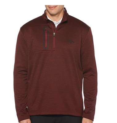 callaway tech fleece quarter zip pullover