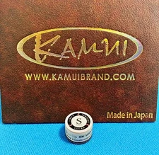 (1) Genuine S KAMUI BROWN CLEAR Pool Cue Tip ( SOFT ) - w/ serial number
