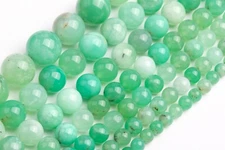 Green Australian Chrysoprase Grade AAA Round Loose Beads 5/6/7/8/9/10/11/12MM