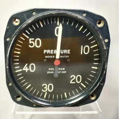 #ad #ad Vtg Kollsman Instrument Pressure Gauge Inches Of Water 254k 2 027 209 Air Force $99.00