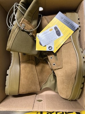 Belleville USMC Hot Weather Steel Toe Boots 550ST Brown Leather 13.5 W New