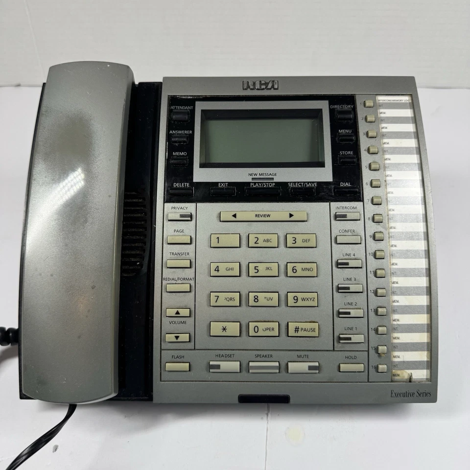 RCA 4-Line Executive Series  Telephone 25414RE3-A *Read* - Image 2 of 4